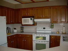 he chef will love this kitchen with an abundance of cupboard space