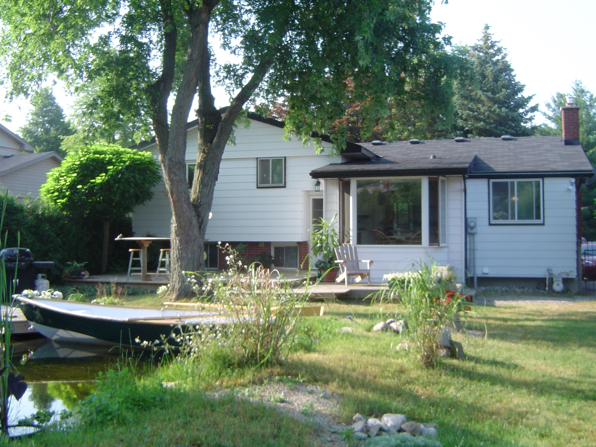 View of back of house